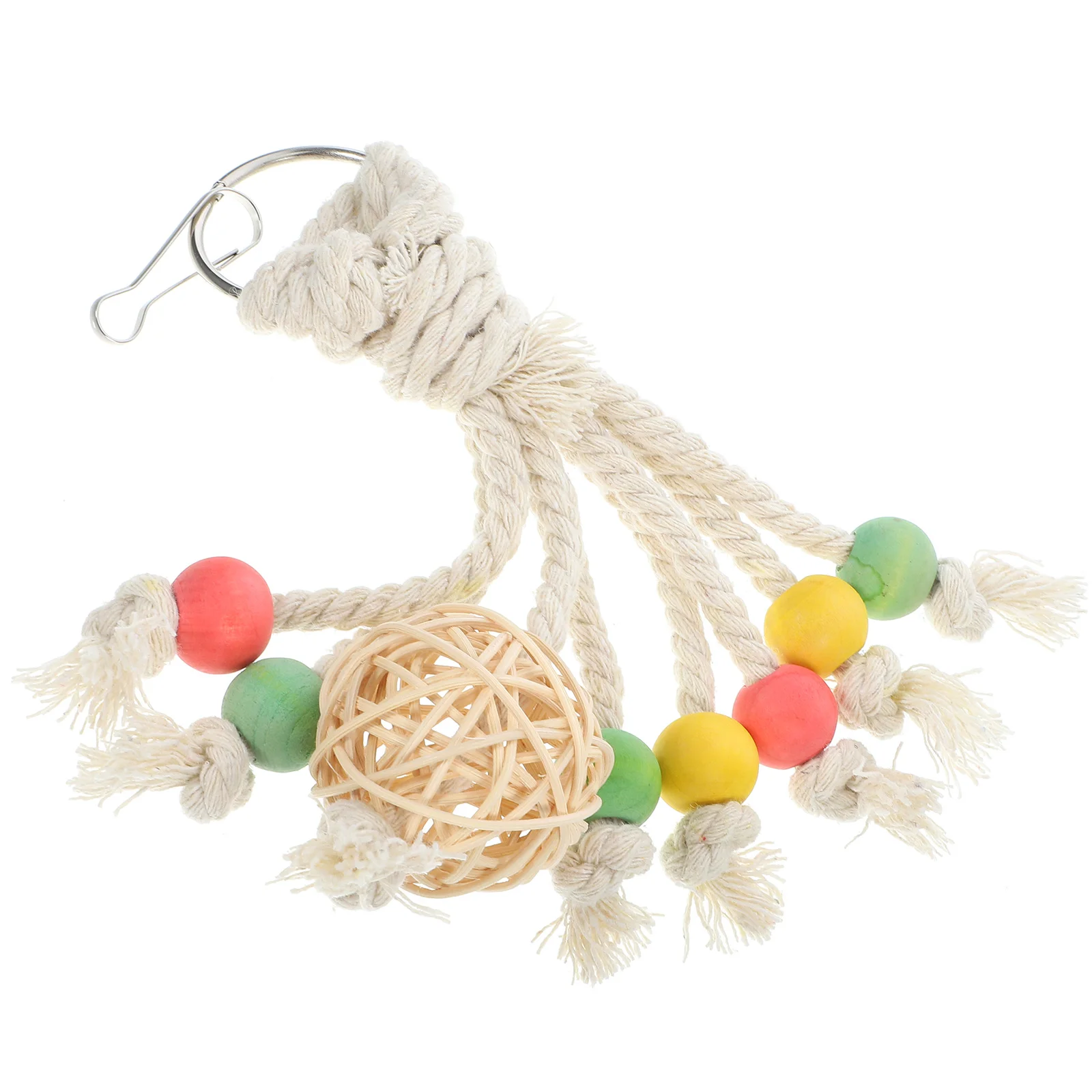 Parrot Takraw Ball Toy Parakeet Toys Bird Foraging Hanging Cage Cotton Rope Cockatiel Chewing Shredding Birds
Parrot Takraw Ball Toy Parakeet Toys Bird Foraging Hanging Cage Cotton Rope Cockatiel Chewing Shredding Birds