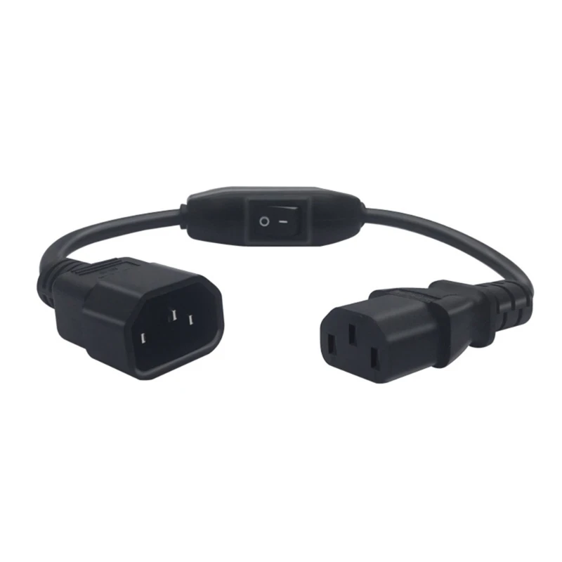 12'' (30cm) Heavy Duty Extension Cord, IEC 320 C13 to IEC 320 C14 Black Extension Cord,10Amp 250V,Extension Cable
12'' (30cm) Heavy Duty Extension Cord, IEC 320 C13 to IEC 320 C14 Black Extension Cord,10Amp 250V,Extension Cable
