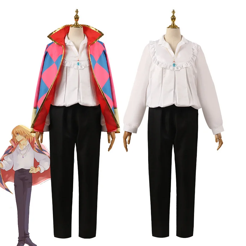Anime Howl Cosplay Costume Howl's Moving Castle Cosplay Jacket Necklace Coat Full Set Halloween Costumes for Women Men
Anime Howl Cosplay Costume Howl's Moving Castle Cosplay Jacket Necklace Coat Full Set Halloween Costumes for Women Men