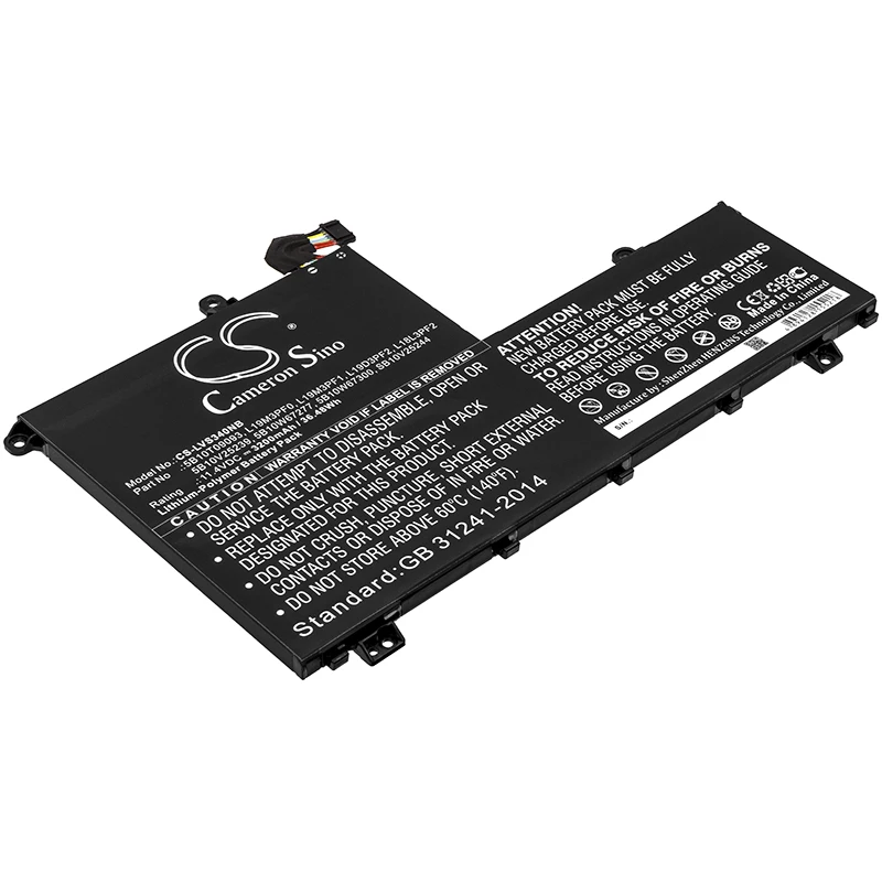 CS 3200mAh/36.48Wh battery for Lenovo IdeaPad S340,ThinkBook 14,5B10W67277,5B10W67300,L18L3PF2,L19D3PF2,SB10W67421
CS 3200mAh/36.48Wh battery for Lenovo IdeaPad S340,ThinkBook 14,5B10W67277,5B10W67300,L18L3PF2,L19D3PF2,SB10W67421