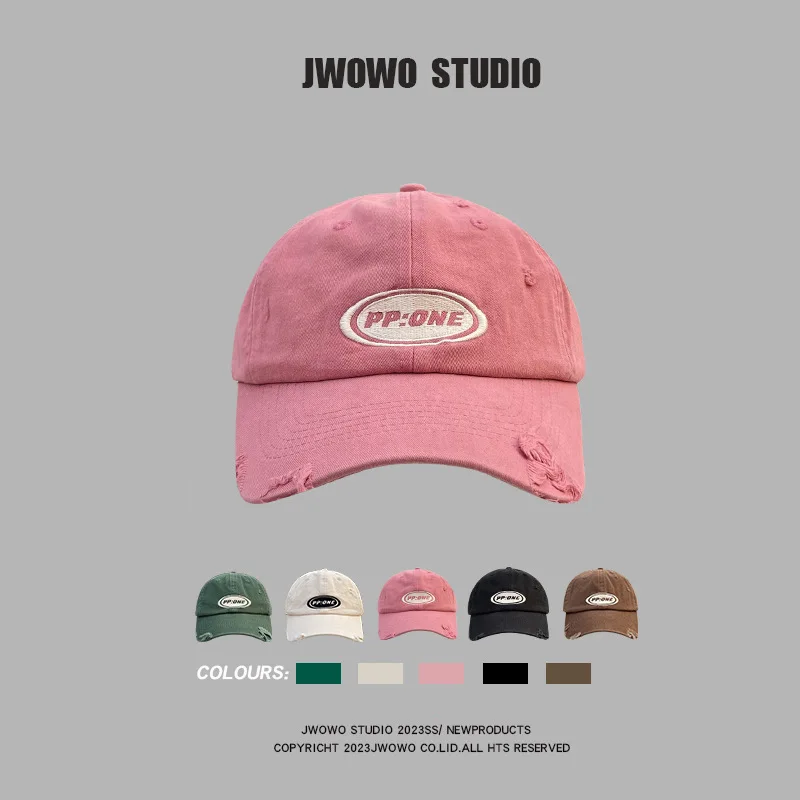 Korean version ins white pink baseball cap for women in spring and summer,personality hole sunvisor hat,versatile soft top
Korean version ins white pink baseball cap for women in spring and summer,personality hole sunvisor hat,versatile soft top