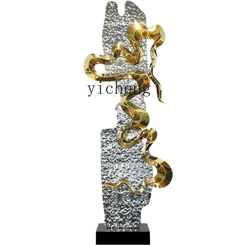 ZC Lobby Stainless Steel Abstract Sculpture Hotel Sample Room Living Room Floor Floor Ornaments Crafts
ZC Lobby Stainless Steel Abstract Sculpture Hotel Sample Room Living Room Floor Floor Ornaments Crafts