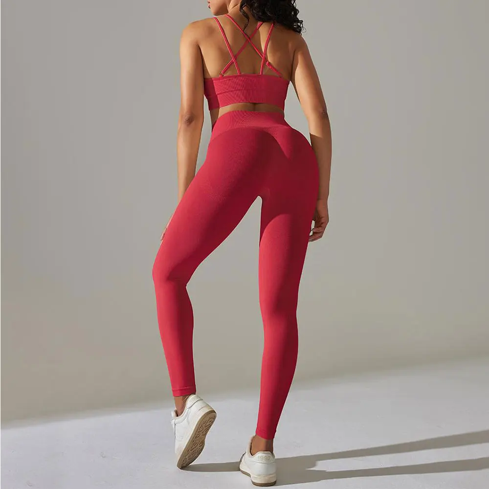 2PCS Seamless Women Tracksuit Yoga Set Push Up Workout Clothes Sportswear Gym Clothing Fitness High Waist Leggings Sports Suits
2PCS Seamless Women Tracksuit Yoga Set Push Up Workout Clothes Sportswear Gym Clothing Fitness High Waist Leggings Sports Suits