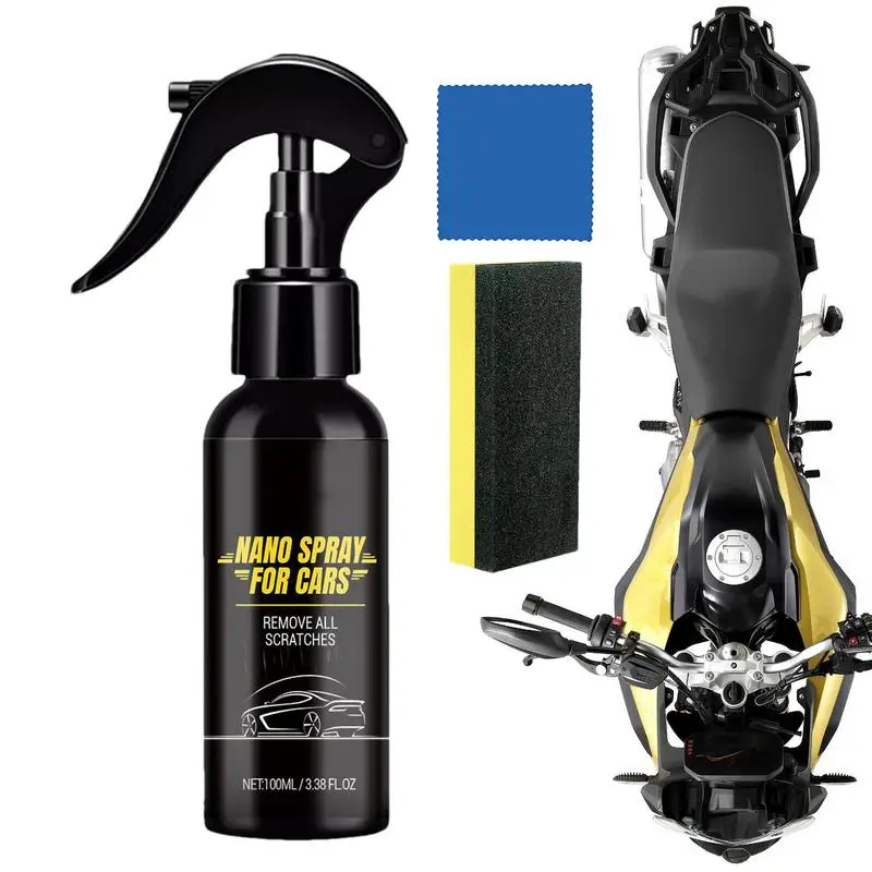 Ceramic Coating Spray Scratch Repair Coating Agent 3-in-1 Spray 100ML Nano Repair Spray Waterless Wash Paint Maintenance Dust
Ceramic Coating Spray Scratch Repair Coating Agent 3-in-1 Spray 100ML Nano Repair Spray Waterless Wash Paint Maintenance Dust
