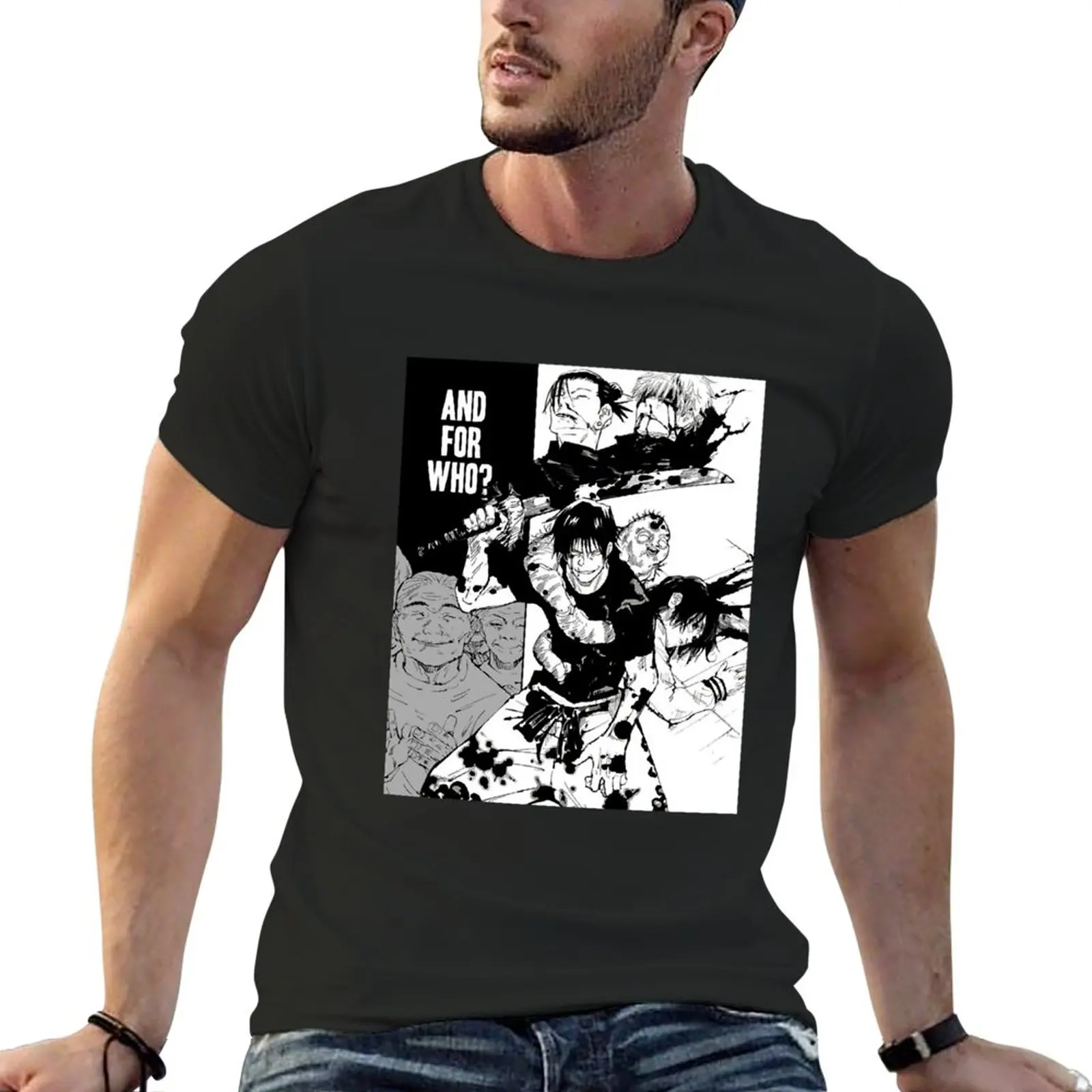 New And for who anime cover T-Shirt cute tops plus size tops black t shirt slim fit t shirts for men
New And for who anime cover T-Shirt cute tops plus size tops black t shirt slim fit t shirts for men