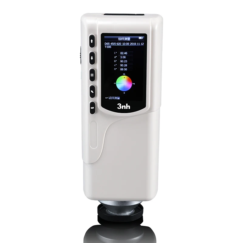 Hot Sale 3NH NR20XE 20mm Measuring Aperture Digital Colorimeter Color Difference Meter for Food Textile Paper Coating Tester
Hot Sale 3NH NR20XE 20mm Measuring Aperture Digital Colorimeter Color Difference Meter for Food Textile Paper Coating Tester
