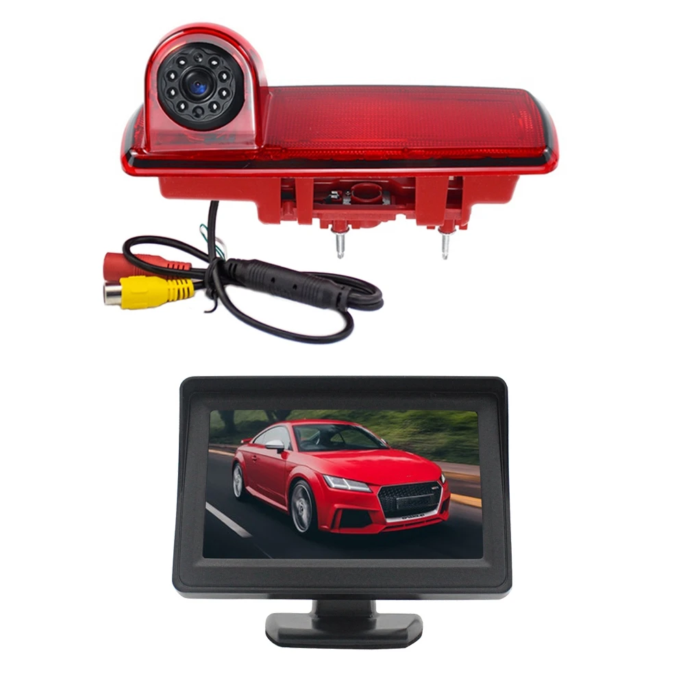 170 degree Backup RearView Camera Brake Light & 4.3Inch Monitor for Renault Trafic Opel/Vaxhall Vivara Custom 2014
170 degree Backup RearView Camera Brake Light & 4.3Inch Monitor for Renault Trafic Opel/Vaxhall Vivara Custom 2014