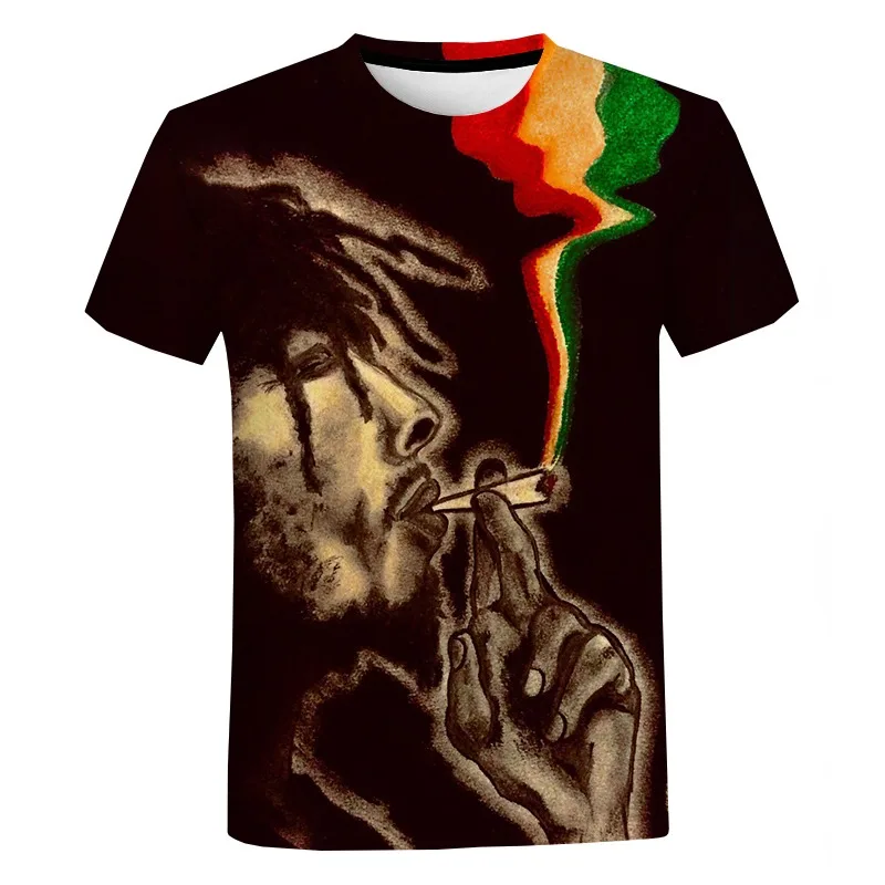 Reggie Bob Marley Men's and Women's Large T-shirt Casual Hip Hop Short Sleeve Shirt Harajuku Street Clothing Loose and Comfortab
Reggie Bob Marley Men's and Women's Large T-shirt Casual Hip Hop Short Sleeve Shirt Harajuku Street Clothing Loose and Comfortab