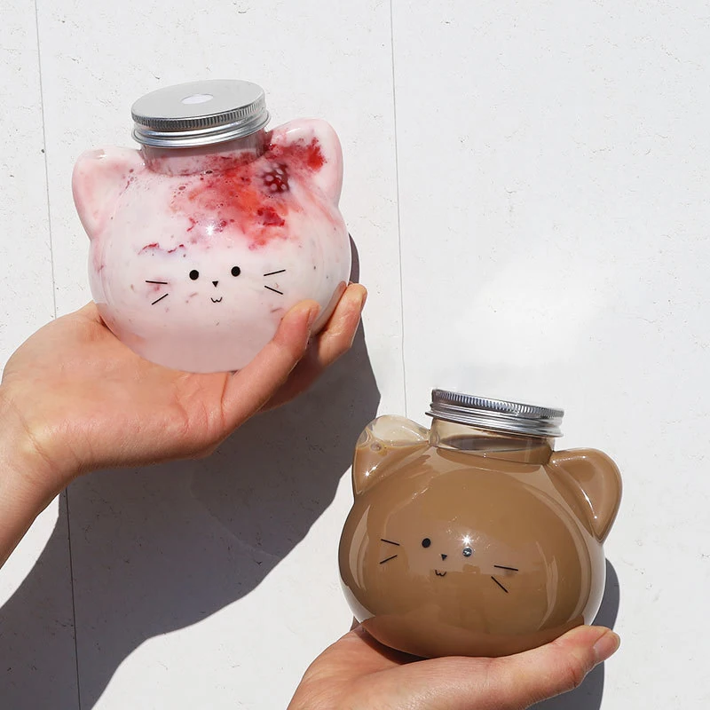 Бутылки для воды Kawaii Cat для молока чая кофе сока портативная чашка для питья домашняя прозрачная бутылка для соковыжимания напитков без БФА
Бутылки для воды Kawaii Cat для молока чая кофе сока портативная чашка для питья домашняя прозрачная бутылка для соковыжимания напитков без БФА