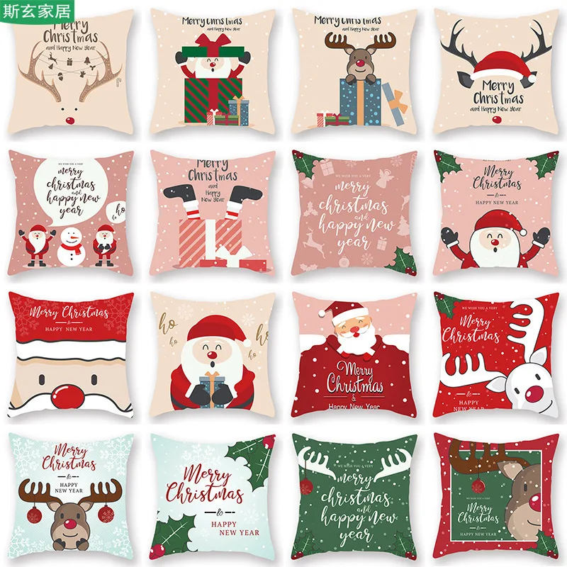 Christmas Throw Pillowcase Cushion Cover Linen Pillow Case Merry Christmas Gifts Home Office Living Room
Christmas Throw Pillowcase Cushion Cover Linen Pillow Case Merry Christmas Gifts Home Office Living Room