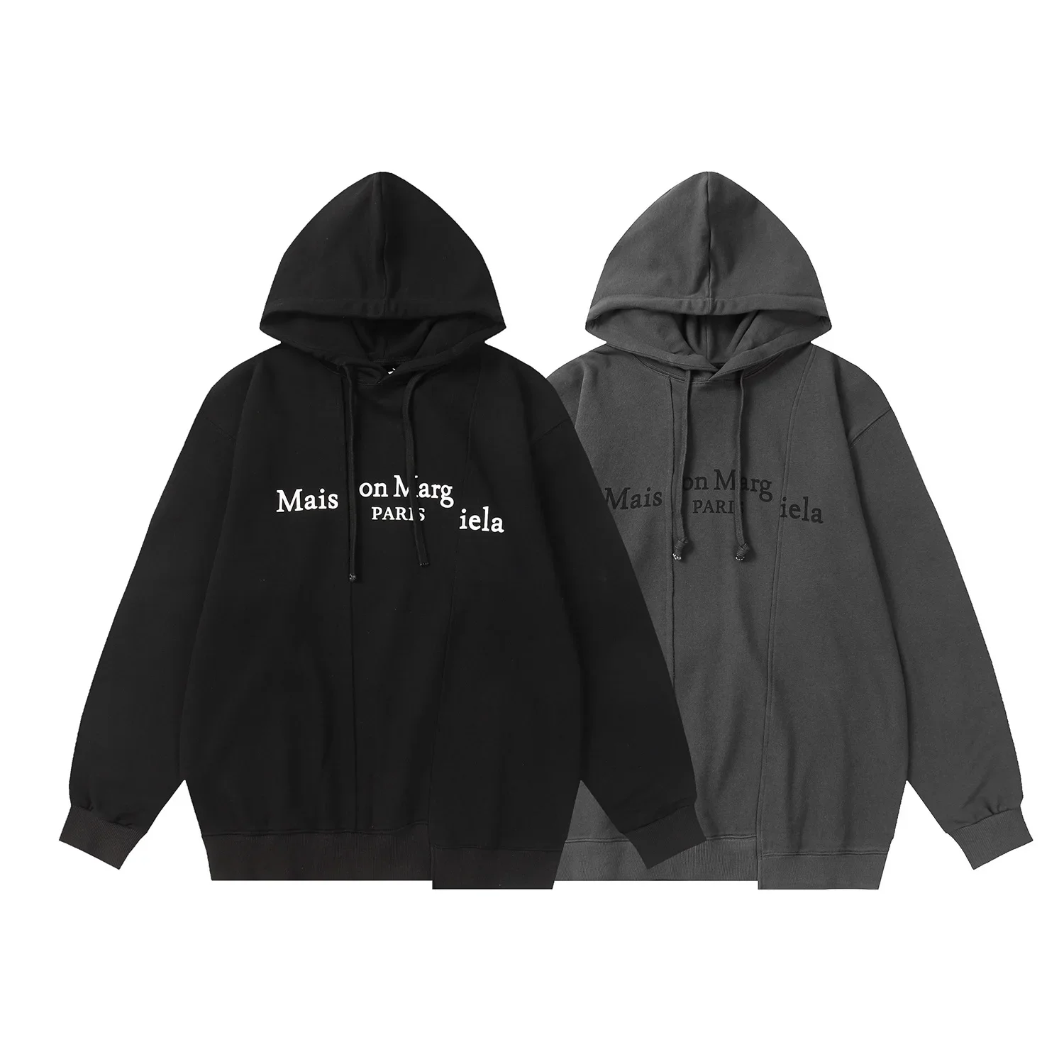 

The new Maison Margiela MM6 is stitched with misplaced men's and women's loose hoodie sweatshirts for autumn and winter
