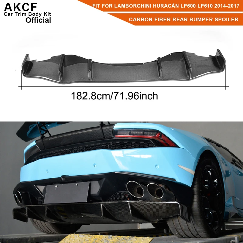 Разветвитель для заднего бампера из углеродного волокна, диффузор для бампера Lamborghini huracan LP600 LP610 FRP
Разветвитель для заднего бампера из углеродного волокна, диффузор для бампера Lamborghini huracan LP600 LP610 FRP