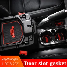 Car Door Slot Gasket For Jeep Wrangler JL 2018-2021 Anti-scratch and Wear-resistant Protective Decoration Accessories Red White 
Car Door Slot Gasket For Jeep Wrangler JL 2018-2021 Anti-scratch and Wear-resistant Protective Decoration Accessories Red White