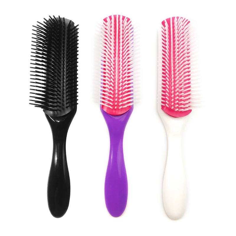 9-Rows Detangling Hair Brush Detangler Hairbrush Scalp Massager Straight Curly Wet Hair
9-Rows Detangling Hair Brush Detangler Hairbrush Scalp Massager Straight Curly Wet Hair