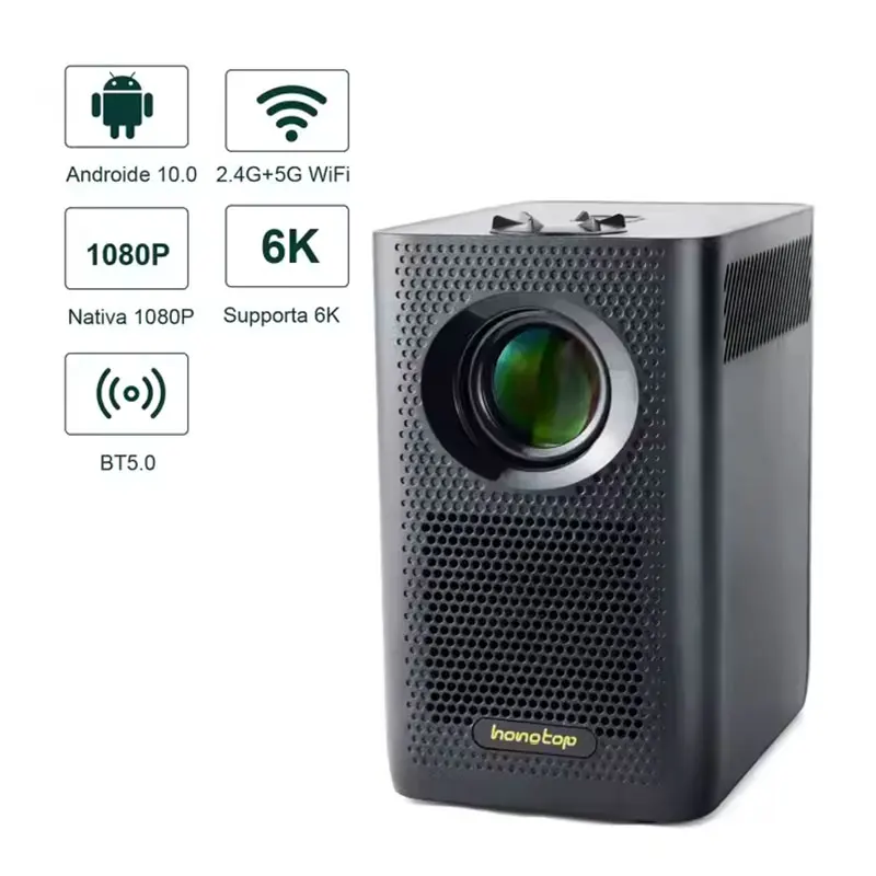 Умный проектор Android 10 портативный 2,4G 6K WIFI Bluetooth 5,0 открытый домашний кинотеатр Full HD Nativa 1080P кинопроектор
Умный проектор Android 10 портативный 2,4G 6K WIFI Bluetooth 5,0 открытый домашний кинотеатр Full HD Nativa 1080P кинопроектор