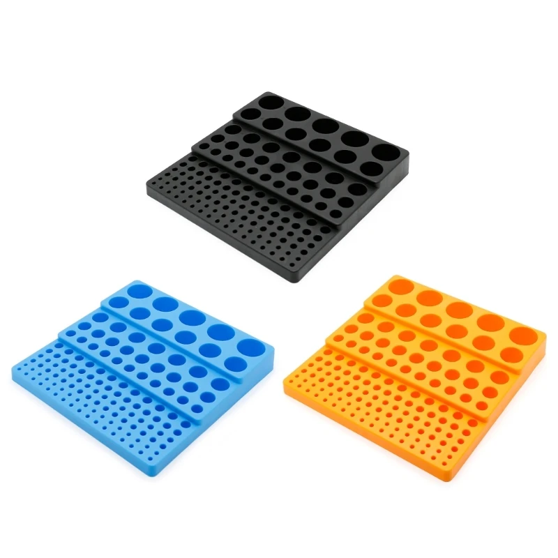 Plastic Drill Bit Storage Box Milling Cutter Drill Finishings Holder Organizers Case 131 Hole for 4-32mm Milling Cutter
Plastic Drill Bit Storage Box Milling Cutter Drill Finishings Holder Organizers Case 131 Hole for 4-32mm Milling Cutter