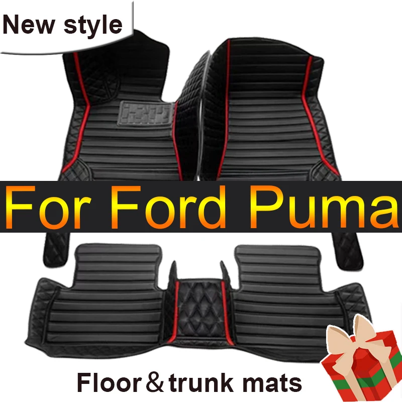 

Автомобильные коврики для Ford Puma 2020-2022, коврики для защиты от грязи, водонепроницаемые напольные коврики, аксессуары для автомобиля для уменьшения трения, автомобильные аксессуары