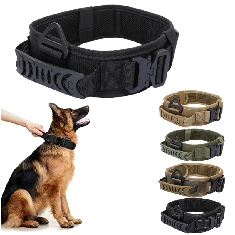 Adjustable Metal Double Buckle Tactical Dog Collar Luxury Designer K9 Training Collar Dog German Shepherd For Medium Large Dogs
Adjustable Metal Double Buckle Tactical Dog Collar Luxury Designer K9 Training Collar Dog German Shepherd For Medium Large Dogs