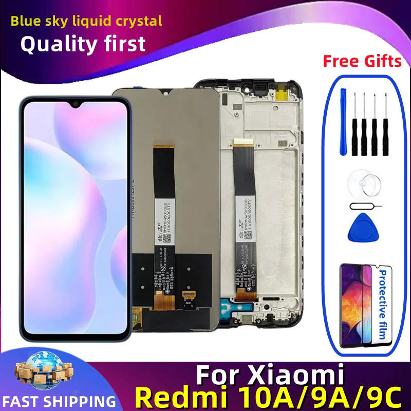 For Original Xiaomi Redmi 10A 9A 9C Lcd Display Touch Screen Digitizer Assembly Replacement Parts With Frame, For Redmi 10A Lcd
For Original Xiaomi Redmi 10A 9A 9C Lcd Display Touch Screen Digitizer Assembly Replacement Parts With Frame, For Redmi 10A Lcd