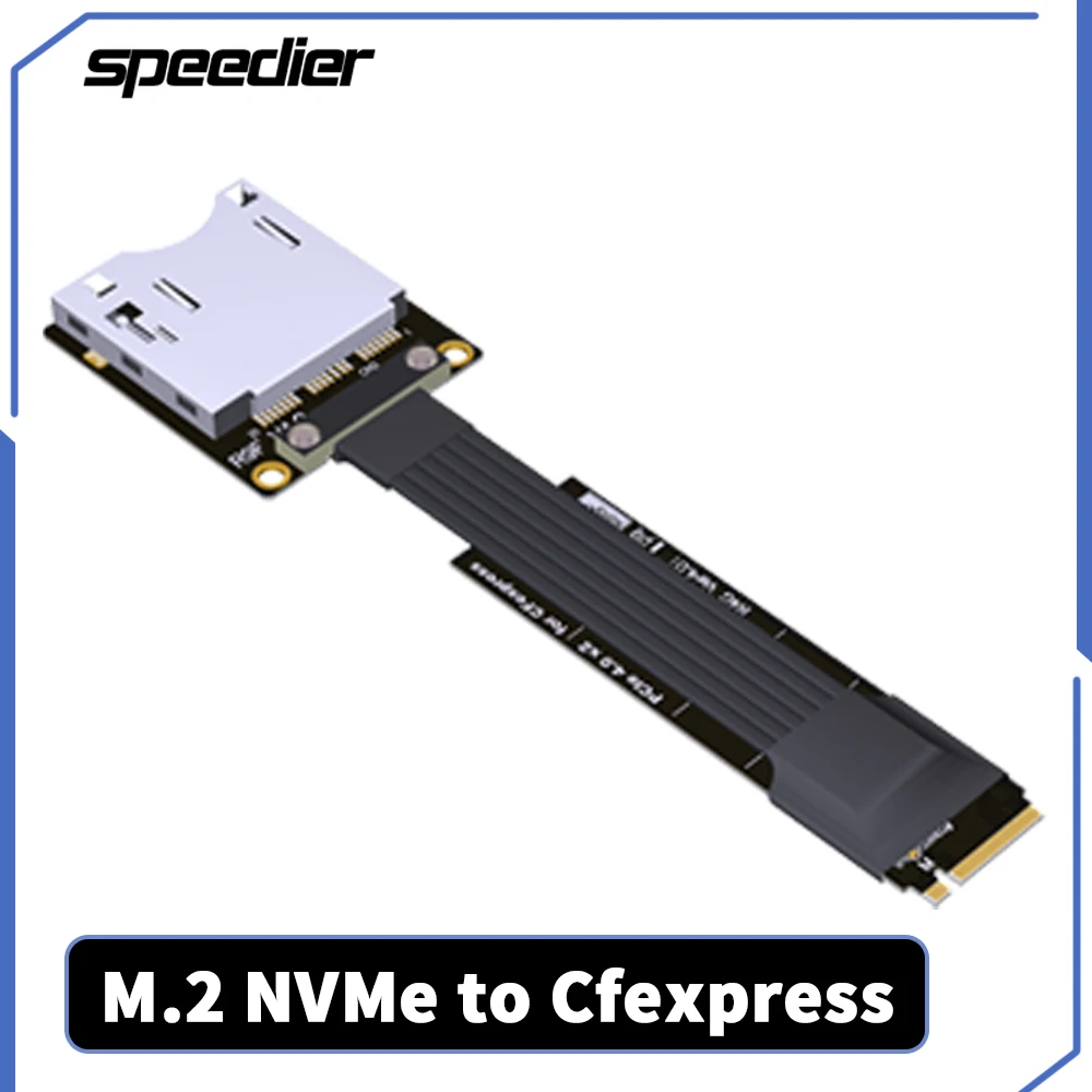 

Кабель-удлинитель ADT M.2 NVMe для CFexpress Type-B PCIe 4,0 Gen4x2 для WD CH SN530 SSD Canon R5 Nikon Z6Z7 карта памяти для XBOX R49GF