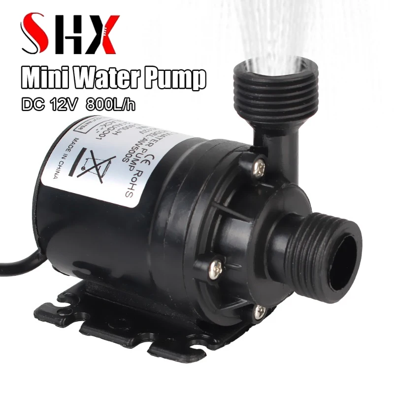 Ultra-quiet 800L/H 5M DC 12V 24V Home Portable Brushless Motor Submersible Water Pump for Cooling System Fountains Heater Mini
Ultra-quiet 800L/H 5M DC 12V 24V Home Portable Brushless Motor Submersible Water Pump for Cooling System Fountains Heater Mini