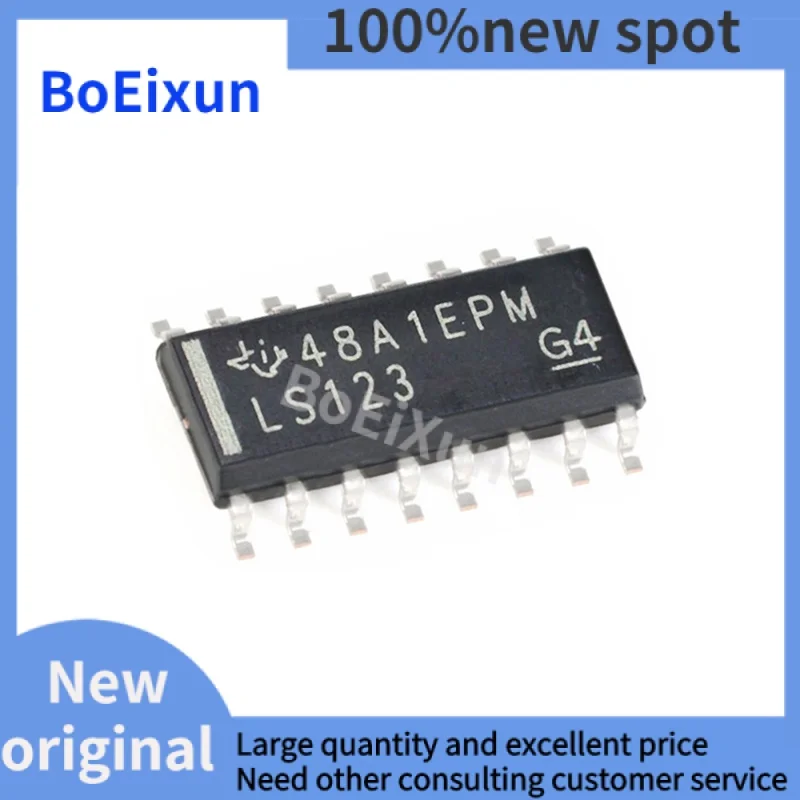 10-100PCS SN74LS123DR 74LS123DR SOP-16 SOIC Silk Screen LS123 Multi-frequency Oscillator Logic Chip IC Brand New Original
10-100PCS SN74LS123DR 74LS123DR SOP-16 SOIC Silk Screen LS123 Multi-frequency Oscillator Logic Chip IC Brand New Original