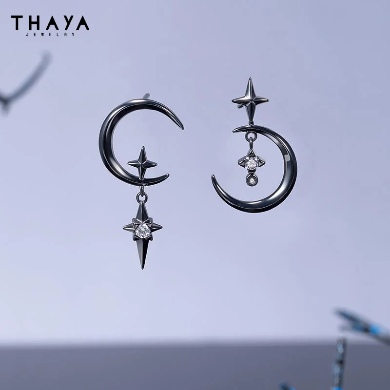 Thaya, оригинальный дизайн, серьги в виде звезды и Луны, S925 Серебряные иглы, шпильки, серьги для женщин, Винтажные серьги, модные ювелирные изде...
Thaya, оригинальный дизайн, серьги в виде звезды и Луны, S925 Серебряные иглы, шпильки, серьги для женщин, Винтажные серьги, модные ювелирные изде...