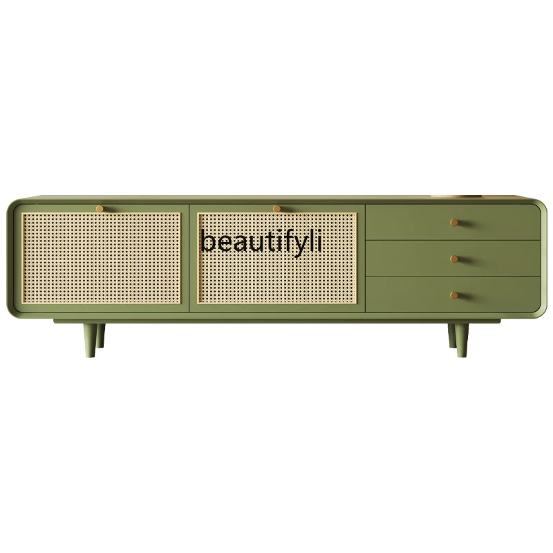 TV Cabinet Solid Wood Small Apartment Storage Nordic Living Room Home Modern Simple Color Paint Floor Cabinet furniture
TV Cabinet Solid Wood Small Apartment Storage Nordic Living Room Home Modern Simple Color Paint Floor Cabinet furniture