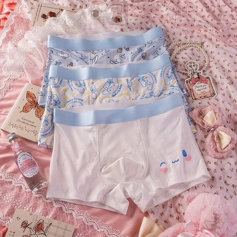 Sanrio Cinnamoroll Men's Underwear Ice Silk Cute Trend Cartoon Shorts Pink To Send Boyfriend Flat Corner Boys Gift Box
Sanrio Cinnamoroll Men's Underwear Ice Silk Cute Trend Cartoon Shorts Pink To Send Boyfriend Flat Corner Boys Gift Box