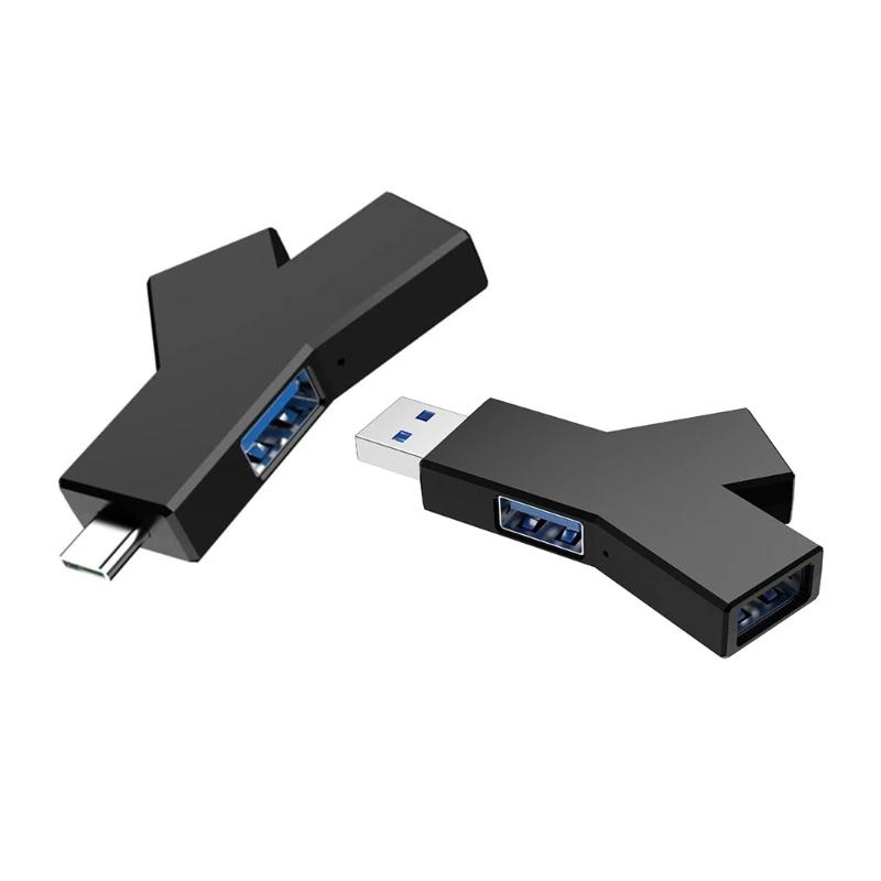 F3MA USB Hub Y-shaped 3-IN-1 Hub 5Gbps USB Splitter Adapter Use TypeC Power Adapter Extender For PC Computer Laptop
F3MA USB Hub Y-shaped 3-IN-1 Hub 5Gbps USB Splitter Adapter Use TypeC Power Adapter Extender For PC Computer Laptop