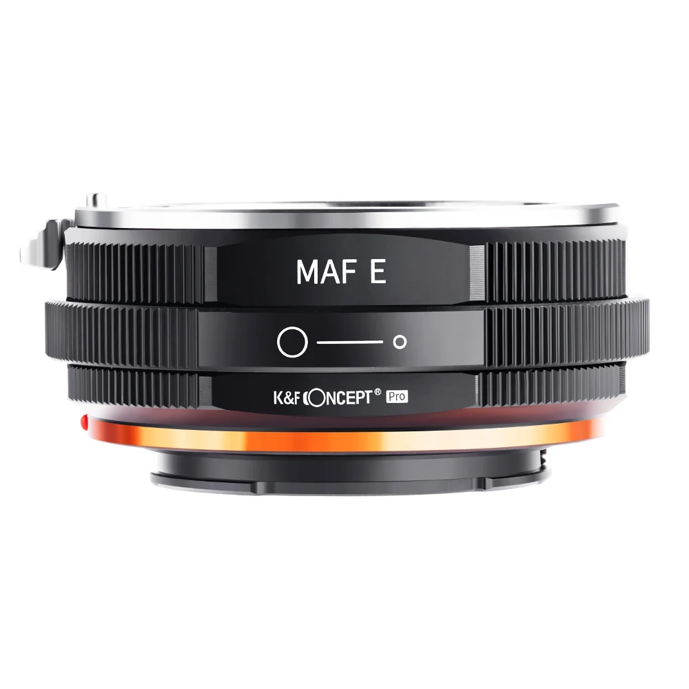 K&F Concept MAF-NEX Lens Adapter Compatible for Sony Alpha Minolta AF A-Type Lenses to NEX E-Mount Mirrorless Camera
K&F Concept MAF-NEX Lens Adapter Compatible for Sony Alpha Minolta AF A-Type Lenses to NEX E-Mount Mirrorless Camera