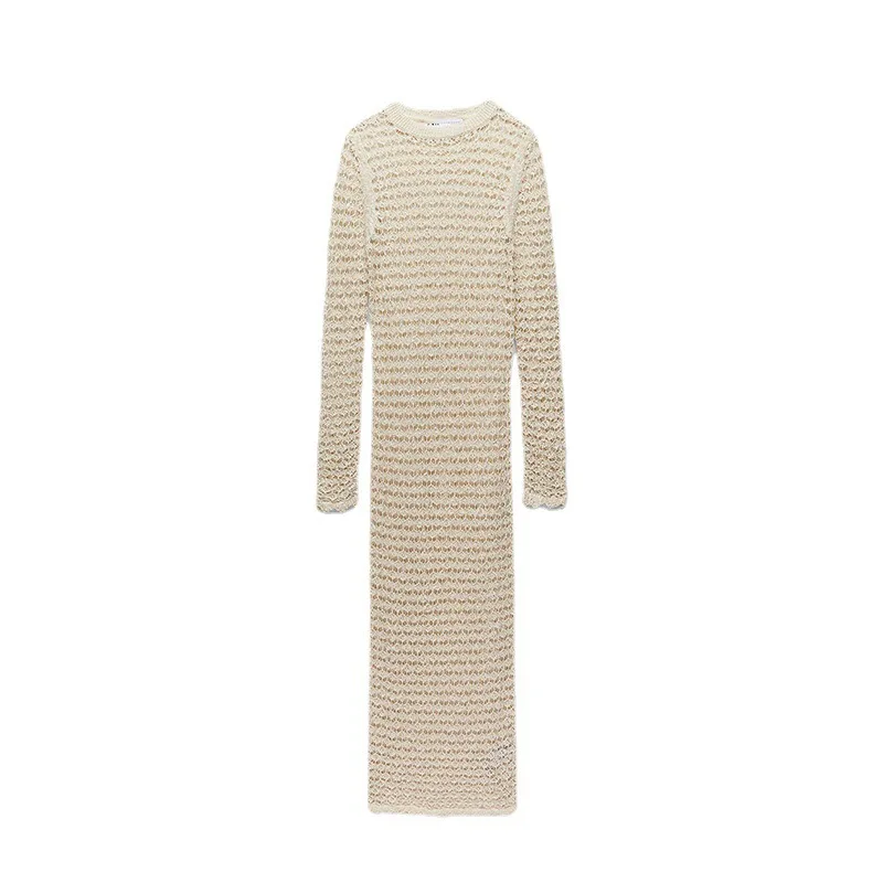 Sexy Hollow Out Knitted Dress Fashion Women Long Sleeve Dresses 2023 Female Elegant Beach Holiday
Sexy Hollow Out Knitted Dress Fashion Women Long Sleeve Dresses 2023 Female Elegant Beach Holiday