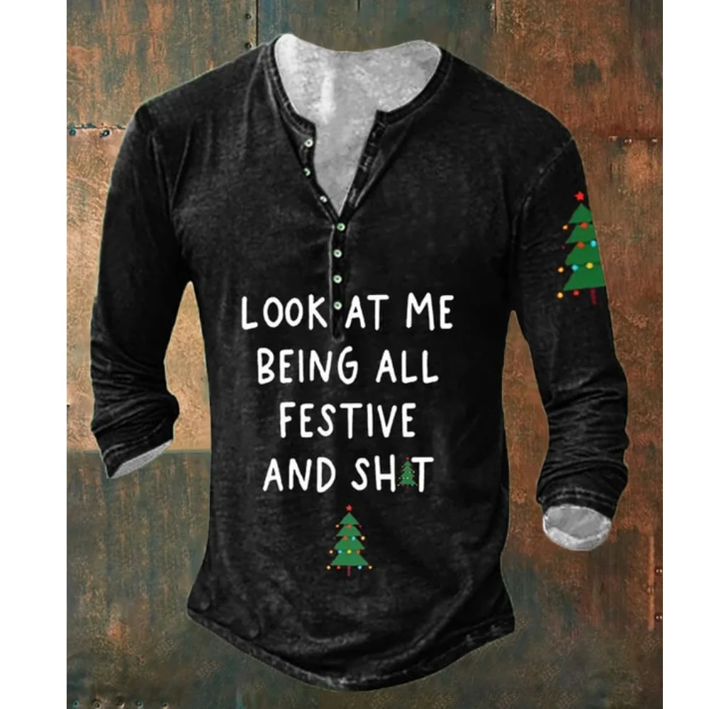 Christmas T-Shirt For Men Cotton Tee Christmas Letter Graphic T Shirts 3D Printed Long Sleeve Tees Overszied Men's Clothing Tops
Christmas T-Shirt For Men Cotton Tee Christmas Letter Graphic T Shirts 3D Printed Long Sleeve Tees Overszied Men's Clothing Tops