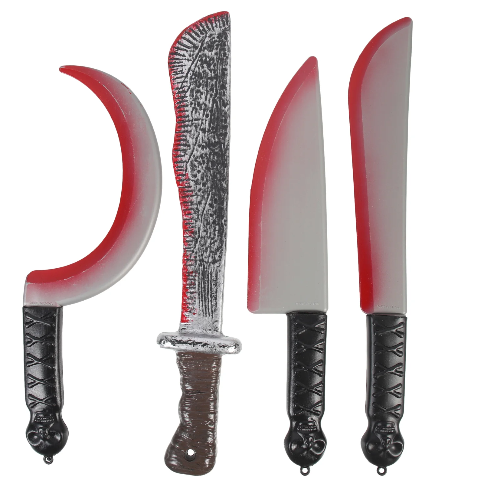 4 Pcs Blood Knife Props Childrens Toys Party Supplies Fake Knives Halloween Machete Plastic Cutters Cosplay
4 Pcs Blood Knife Props Childrens Toys Party Supplies Fake Knives Halloween Machete Plastic Cutters Cosplay
