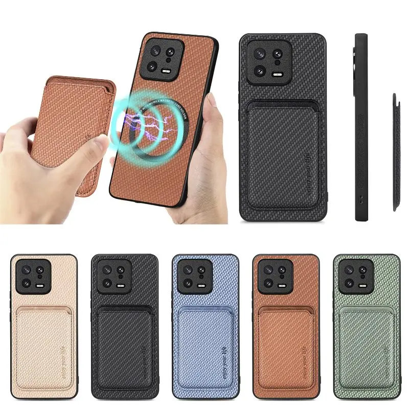 Removable Fibre Leather Card Wallet Phone Case For Xiaomi 13 Pro Magnetic Solid Color Back Cover
Removable Fibre Leather Card Wallet Phone Case For Xiaomi 13 Pro Magnetic Solid Color Back Cover