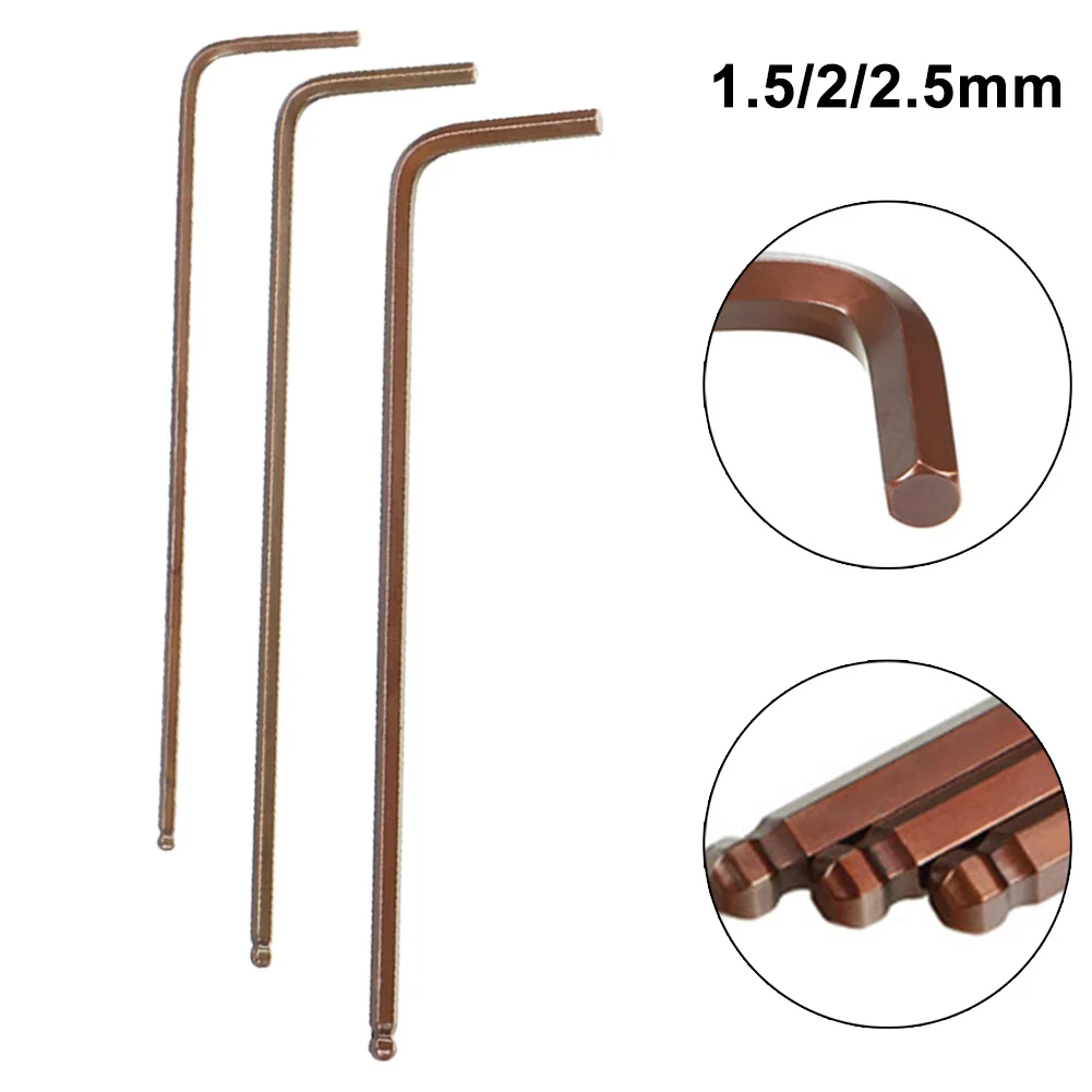 3pcs L Shaped Wrench Screwdriver Spanner Hex Key Wrenches Set 1.5mm 2mm 2.5mm Hexagon Ball Head Screwdriver Hand Tools
3pcs L Shaped Wrench Screwdriver Spanner Hex Key Wrenches Set 1.5mm 2mm 2.5mm Hexagon Ball Head Screwdriver Hand Tools