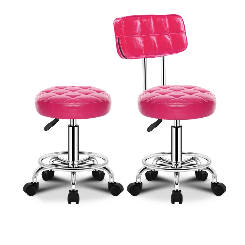 

Professional Barber Chairs Home Furniture Beauty Manicure Salon Chair Hairdressing Esthetician Stool Red Lifting Rotation Stools