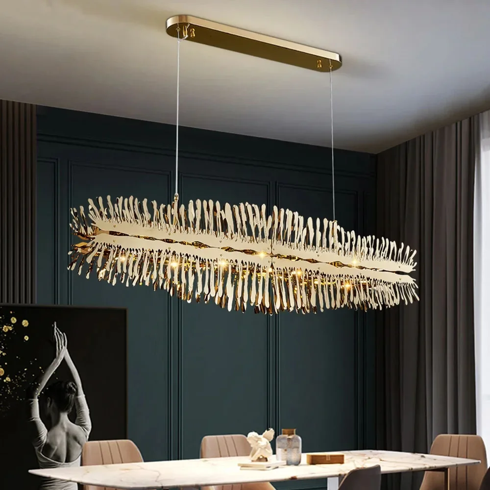 Modern Led Chandelier For Dining Room Creative Design Gold/chrome Hanging Light Fixture Luxury Kitchen Island Pendant Lamp Home
Modern Led Chandelier For Dining Room Creative Design Gold/chrome Hanging Light Fixture Luxury Kitchen Island Pendant Lamp Home