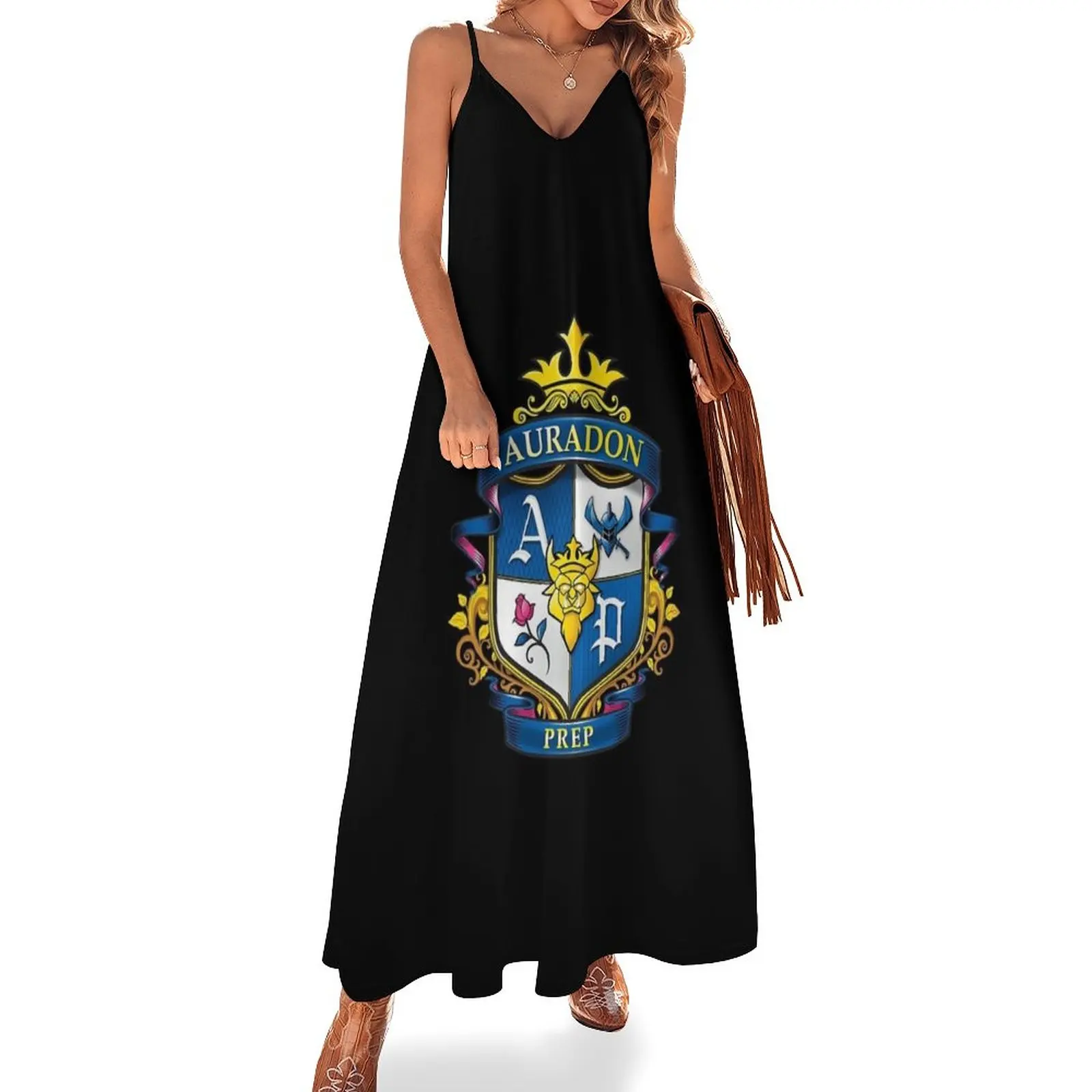 Descendants Auradon Prep Crest T-Shirt Sleeveless Dress dresses summer woman 2024
Descendants Auradon Prep Crest T-Shirt Sleeveless Dress dresses summer woman 2024