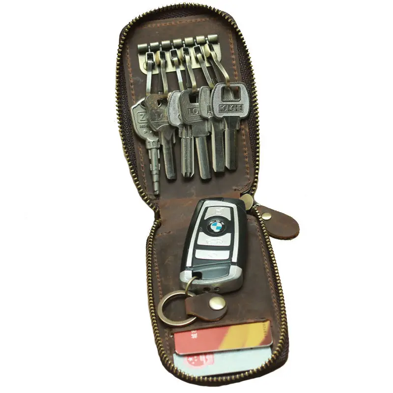 Cow Leather Orbitkey Keychain Car Key Case men Crazy Horse Protector small Card Holder Business Retro mini folding bag Women ins
Cow Leather Orbitkey Keychain Car Key Case men Crazy Horse Protector small Card Holder Business Retro mini folding bag Women ins