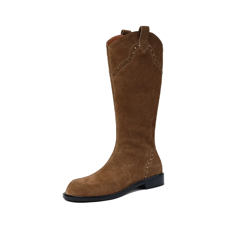Plus Size Cow Suede Back Zipper Knee-High Boots 2024 Spring New Women Shoes Round Toe Low Heel Plush Retro Cowboy Short Boot
Plus Size Cow Suede Back Zipper Knee-High Boots 2024 Spring New Women Shoes Round Toe Low Heel Plush Retro Cowboy Short Boot
