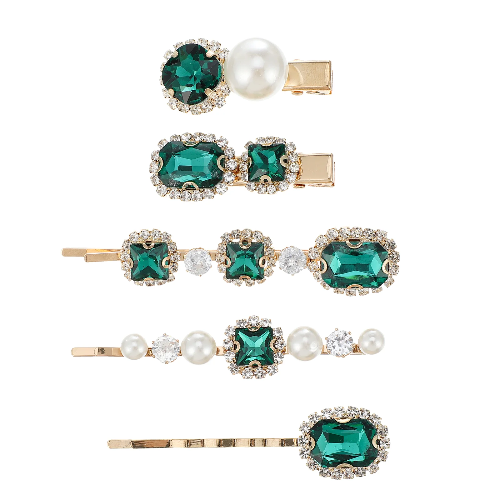 Pearl Alligator Hairpin Crystal Clip Vintage Accessories Rhinestone Girl Barrette
Pearl Alligator Hairpin Crystal Clip Vintage Accessories Rhinestone Girl Barrette