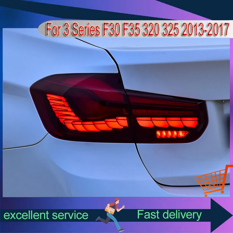 Автомобильный задний фонарь для BMW 3 серии F30 F35 320 325 2013-2017, модифицированный стиль в масштабе дракона, фотоэлемент с динамическим поворотным сигналом
Автомобильный задний фонарь для BMW 3 серии F30 F35 320 325 2013-2017, модифицированный стиль в масштабе дракона, фотоэлемент с динамическим поворотным сигналом