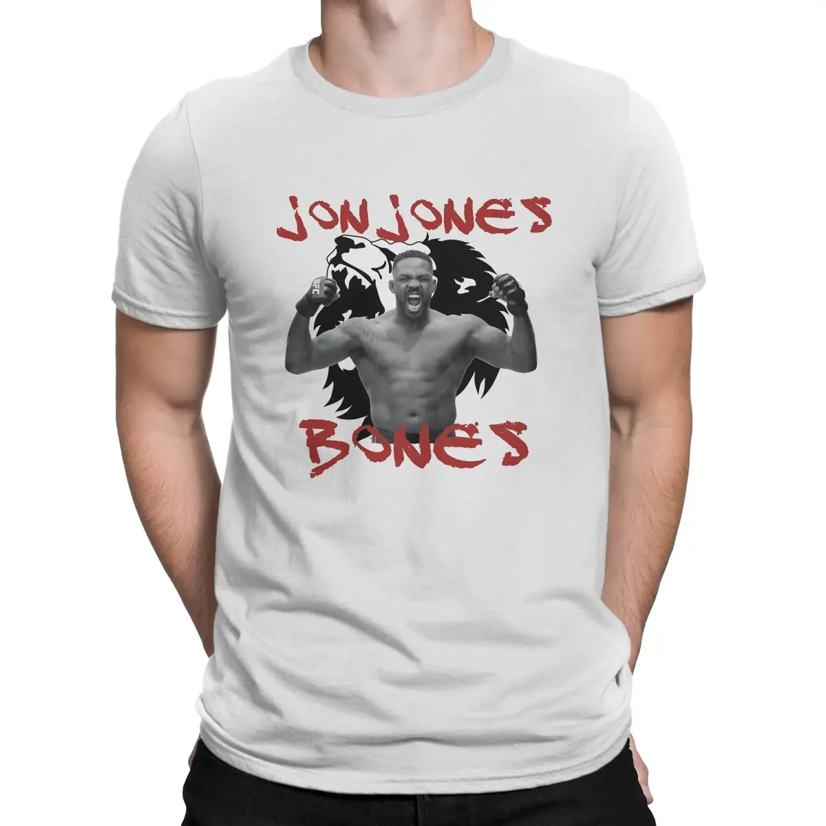 

Мужская футболка с постером Jon Jones, модная футболка, новый тренд