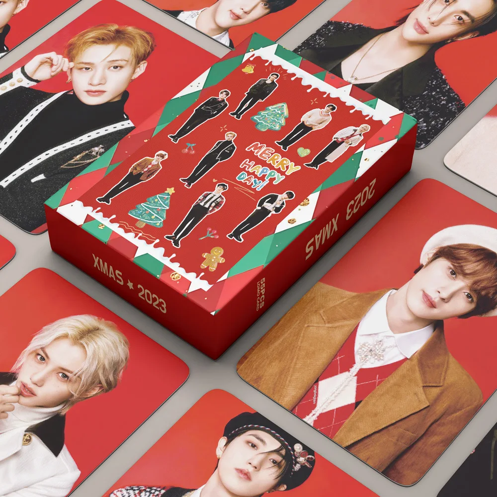 55 шт./набор Kpop Idol Новая серия бродячие дети Рождественская коллекция Lomo карты Фотокарта Феликс HyunJin Jeongin Chan HD карты Поклонники подарок
55 шт./набор Kpop Idol Новая серия бродячие дети Рождественская коллекция Lomo карты Фотокарта Феликс HyunJin Jeongin Chan HD карты Поклонники подарок