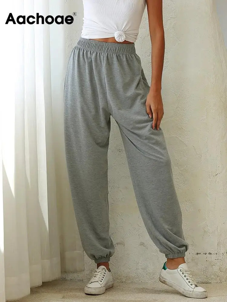 Aachoae Women Casual Long Pants Fashion Solid Color Drawstring Elastic Waist Sweatpants Ladies Sport Wear Pencil Trousers
Aachoae Women Casual Long Pants Fashion Solid Color Drawstring Elastic Waist Sweatpants Ladies Sport Wear Pencil Trousers