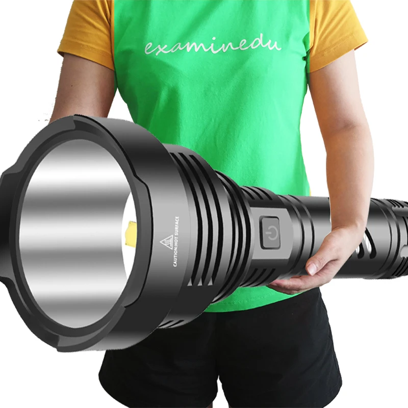 High Quality XHP90.2 4-core Led Flashlight Powerbank Function Torch Usb Rechargeable 18650 or 26650 Battery Aluminum Lantern
High Quality XHP90.2 4-core Led Flashlight Powerbank Function Torch Usb Rechargeable 18650 or 26650 Battery Aluminum Lantern
