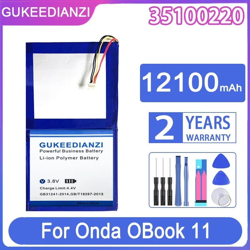 

GUKEEDIANZI Replacement Battery 35100220 (OBook 11) 12100mAh For Onda OBook 11 Laptop Batteries