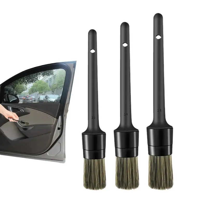 Car Detailing Brushes Set Soft Bristle 3 Different Sizes Car Interior Detailing Kit Clean For Wash Interior Exterior Accessories
Car Detailing Brushes Set Soft Bristle 3 Different Sizes Car Interior Detailing Kit Clean For Wash Interior Exterior Accessories