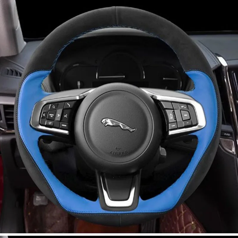 Ручная строчка, спортивный стиль, натуральная кожа, замша для Jaguar чехол рулевого колеса автомобиля XE XFL 2017-2019 XF XEL 2018 2019
Ручная строчка, спортивный стиль, натуральная кожа, замша для Jaguar чехол рулевого колеса автомобиля XE XFL 2017-2019 XF XEL 2018 2019